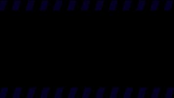 Glowing Neon Striped Frame with Empty Center video