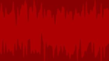 Red Abstract Waveform Pattern Background Design video