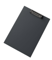 Empty dark gray clipboard inspires focused note taking and efficient business tasks png