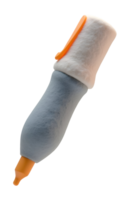 Pastel blue highlighter marker for productive studying and professional work. Ideal tool png