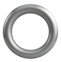 Smooth metallic ring exudes strength and modern simplicity on transparency background png
