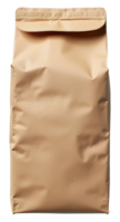 Crinkled brown paper package appears isolated, ready for new contents, conveying simple png