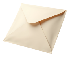 Beige envelope waiting patiently, holding secret message within its elegant paper png