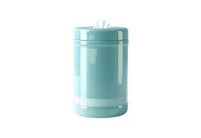 Wet wipes in cylindrical container isolated for product design use png