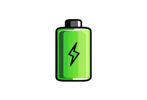 Battery icon. Power level symbol for energy status graphic display. png