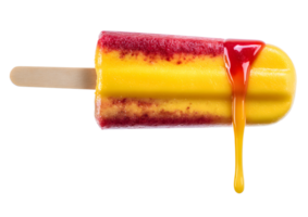 Whimsical popsicle with a transparent background for playful designs. png