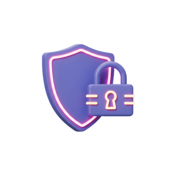 un 3d representación muestra un candado asegurado en contra un proteger, simbolizando datos seguridad y intimidad para digital aplicaciones png