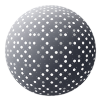 3D Sphere with Gradient and Dot Pattern png