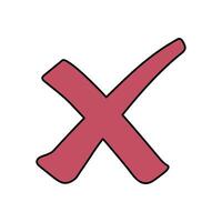 remove hand drawn color illustration vector