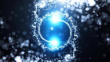 Particle Streaks Intro For Logo Or Text video