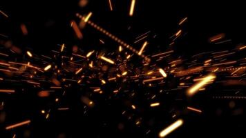 Particle Sparks Explosion Sequence video