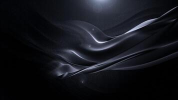 Glowing Golden Particles on a Dark Background with Magical Atmosphere video