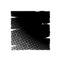 vintage parchment black hand drawn icon in halftone texture with writing vector