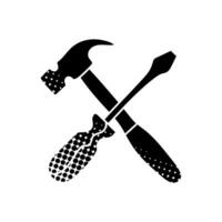 setting black hand drawn icon halftone texture vector