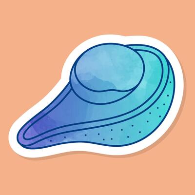 Avocado color sticker