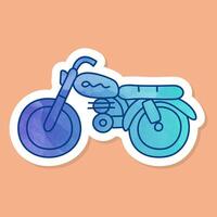 Document color sticker with seal vector