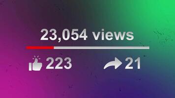 Visualizações, curtidas e assinantes aumentando v5 video