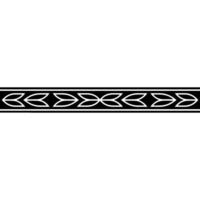 Elegant Minimalist Border, Decorative Black And White Pattern vector
