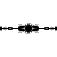 Minimalist Scifi Tech Interface Element Futuristic vector