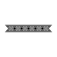 Minimalist Geometric Border In Black And White - Diamond vector