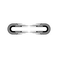 Abstract Speed Black White Racing vector