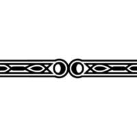 Minimalist Black Border, Decorative Element On Gradient Background vector