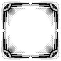 Decotech Frame Geometric, Modern, Blank Center For Elements vector