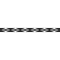 Minimalist Black White Geometric Border - Pattern vector