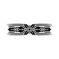 Art Deco Holly Border, Elegant Minimalist, Holiday Graphics vector