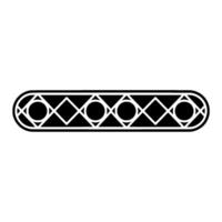 Geometric Pattern Minimalist Black And White vector