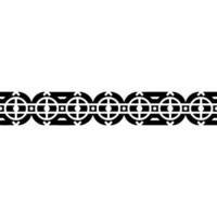 Geometric Pattern Border In Black And White On Gradient Background vector