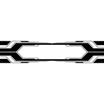 Abstract Tech Background, Clean, Modern Geometric Header vector