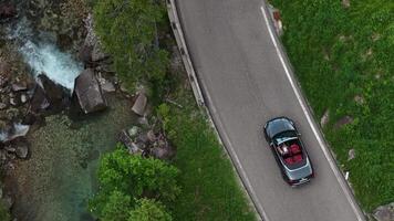Exploring Scenic Roads Beside Rushing Rivers in a Tranquil Natural Setting video