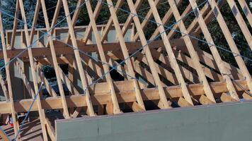 Wooden Frame Construction Showcases Craftsmanship and Design Techniques in Progress video