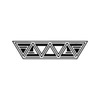 Geometric Triangle Pattern Minimalist Black White vector