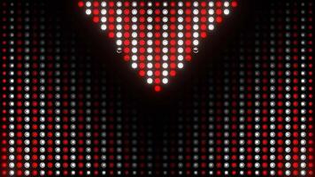 vermelho e branco abstrato luz comovente fundo vj ciclo dentro 4k video