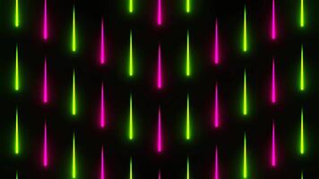 Pink and Light Green Neon Lights Drops Background VJ Loop in 4K video
