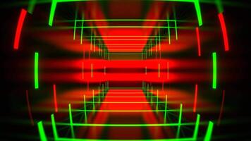 Green and Red Abstract Strobe Machine Background VJ Loop in 4K video