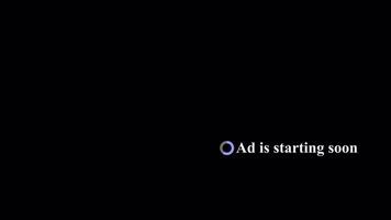 Countdown to skip ad 5 second alpha channel animation starting with a mouse cursor ready to click, signaling the upcoming advertisement on a green screen. video