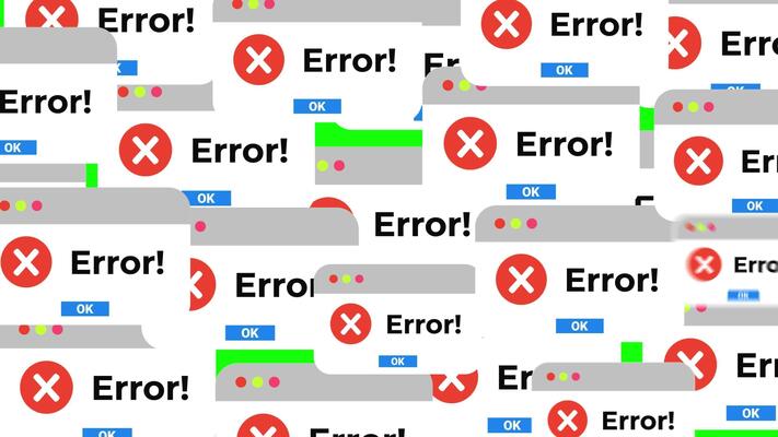 Animation Error Stock Video Footage for Free Download