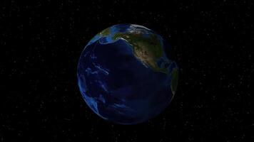 Animation of Earth rotating with focus on Norway video