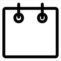A unique calendar icon in white background vector