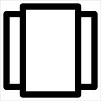 unique new black and white icon of a book in white background vector