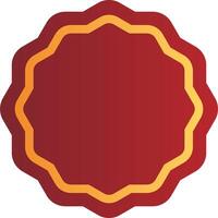 Classic Frames in Red and Gold Tones vector