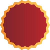 Vintage Style Red and Gold Borders vector