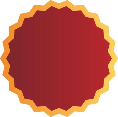 Vintage Style Red and Gold Borders