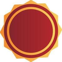 Baroque Style Red and Gold Frames vector
