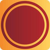 Artistic Frames in Red and Gold Shades vector