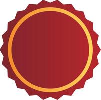 Royal-Inspired Red and Gold Borders vector