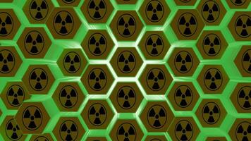 Green Uranium Rods Nuclear Enrichment For Atomic Bomb And War Overhead video